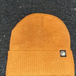 CANADA Unisex Beanie OS Ribbed Cuffed Knit Beanie Brown Winter Hat Weather Gear